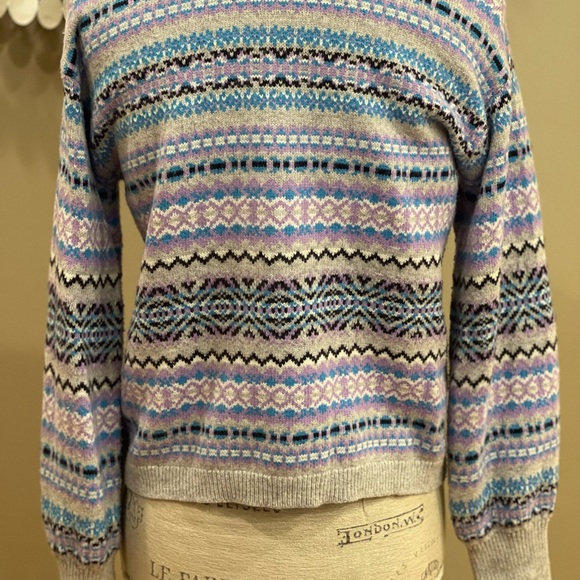 Talbots Multicolor Patterned Cardigan - Picture 2 of 4